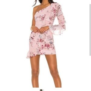 Michael Costello X REVOLVE Carter Dress Pink Flora